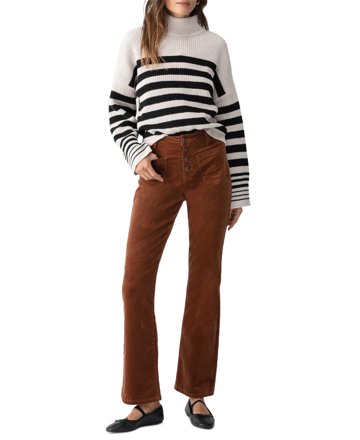 Sanctuary Women's Vintage Bootcut Corduroy Pants