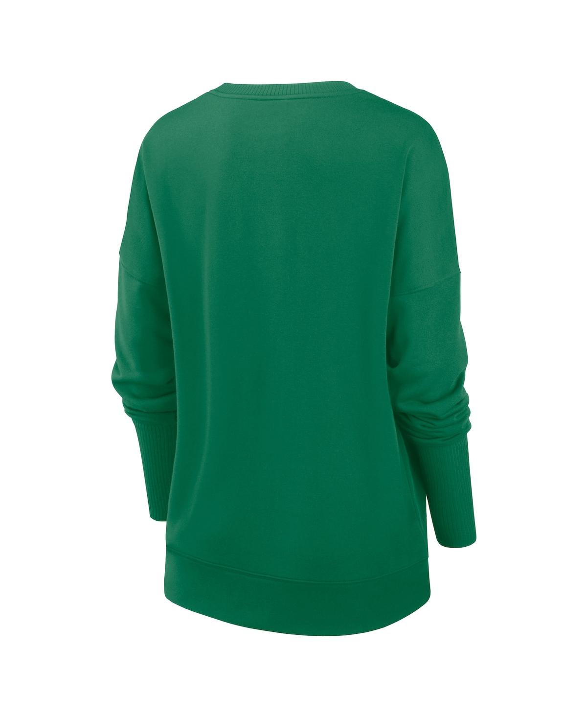 Nike Women'sNew York Jets Rewind Playback Icon Performance Pullover Sweatshirt - Green