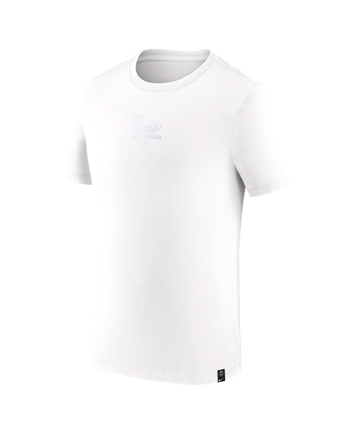Nike Men'sParis Saint-Germain Premium Essential T-Shirt - White