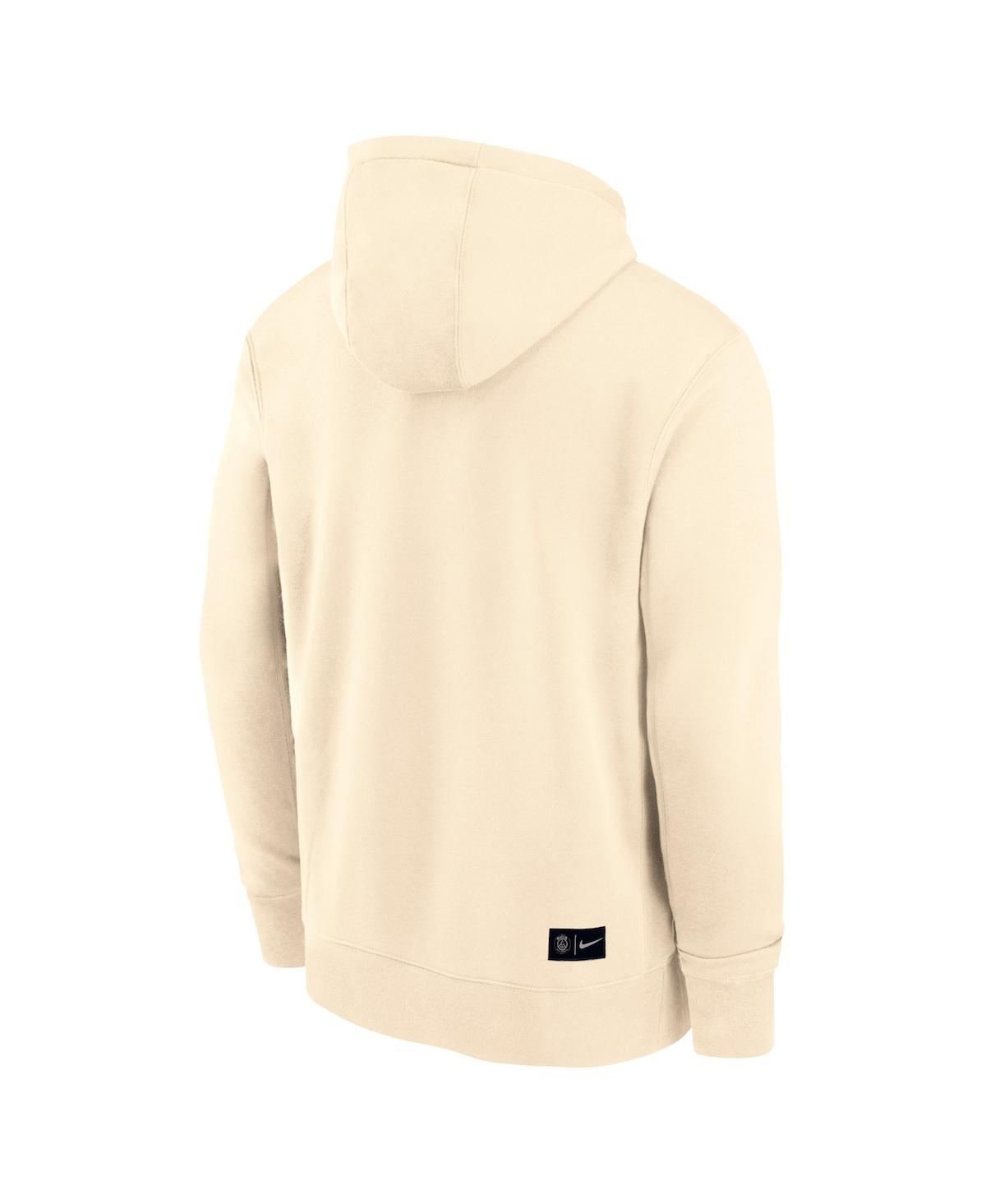 Nike Men'sParis Saint-Germain Club Pullover Hoodie - Cream