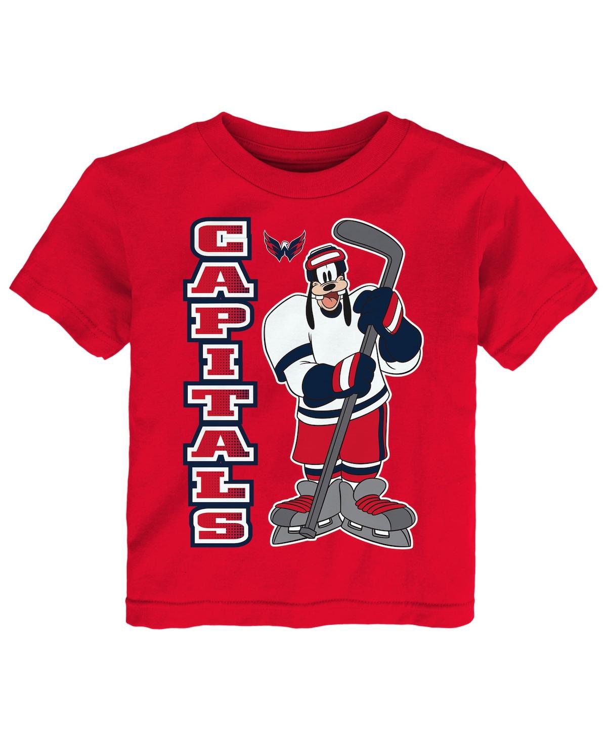 Outerstuff ToddlerHeather Gray Washington Capitals Two-Pack Disney Offense Only T-Shirt Set - Red, Heather Gray