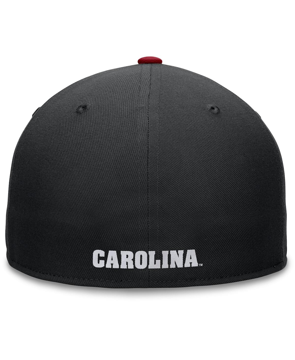 Top of the World Men'sGarnet South Carolina Gamecocks Rally Two-Tone Fitted Hat - Black, Garnet