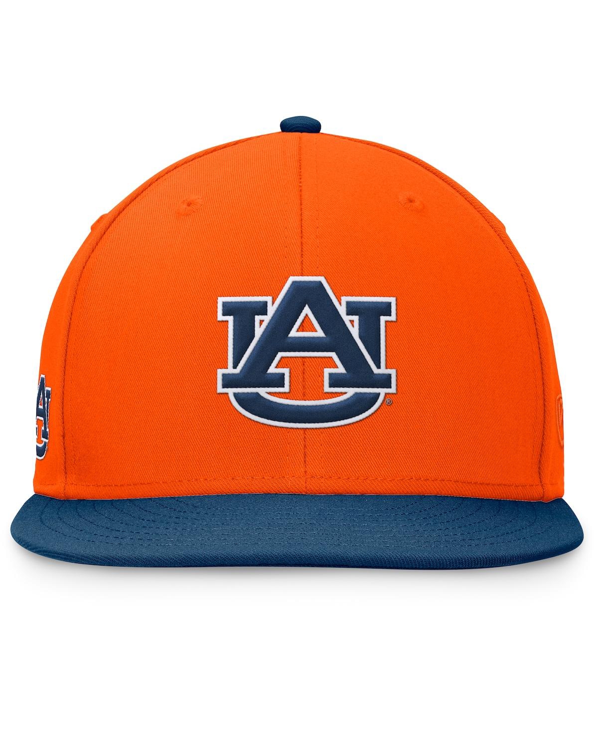 Top of the World Men'sNavy Auburn Tigers Rally Two-Tone Fitted Hat - Orange, Navy
