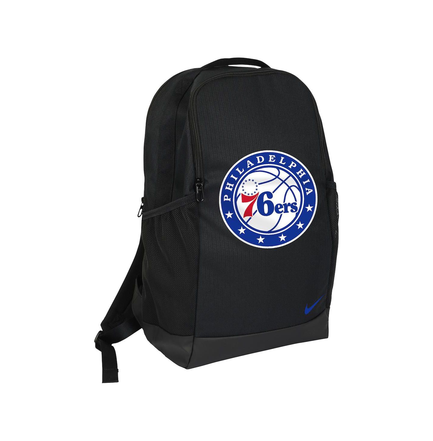 Рюкзак Nike Black Philadelphia 76ers Brasilia — фото 4