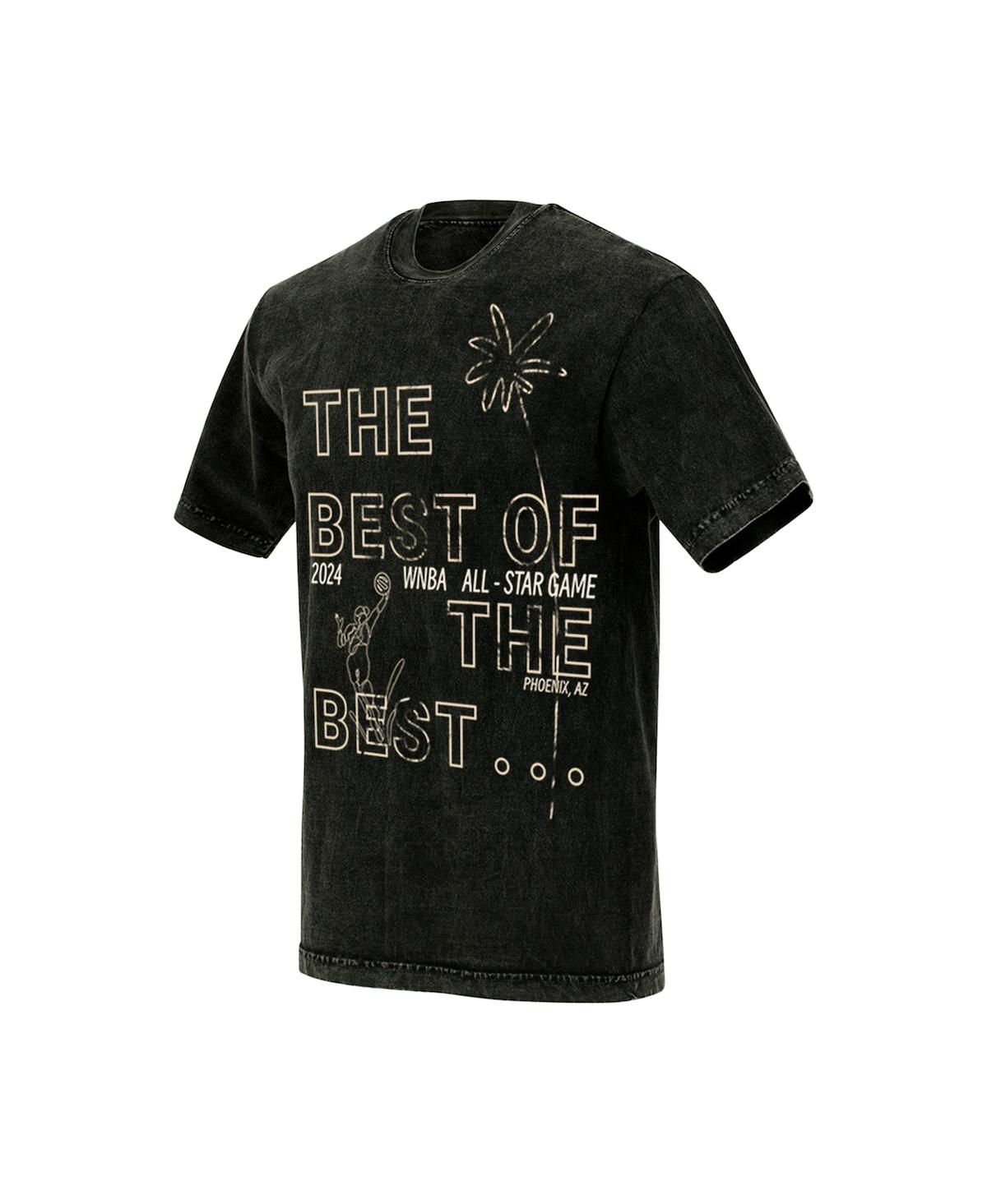Round21 Men's and Women's2024 Wnba All-Star GameThe Best of the Best T-Shirt - Black