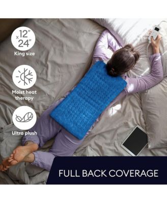 Electronic Heating Pad Temperature Control Machine Washable with Timer 33"x17"