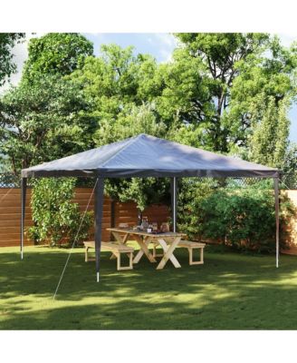 Professional Party Tent 13.1'x13.1' Anthracite 0.3 oz/ft²