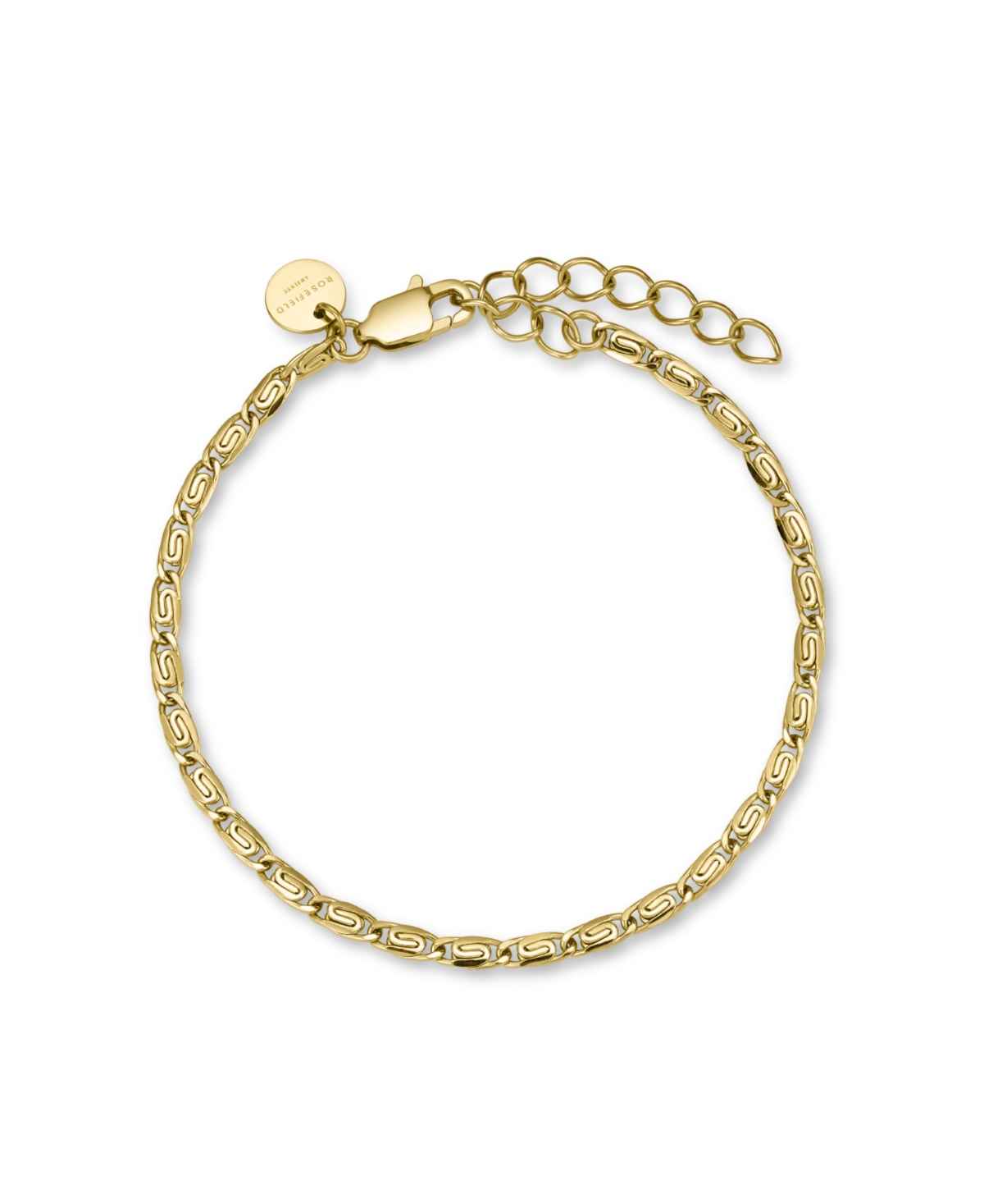 Swirl Bracelet In 14K Yellow Gold Plated Stainless Steel - Gold