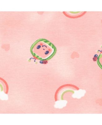 Baby Girls JJ Baby Pullover Fleece Sweatshirt and Pants Set to