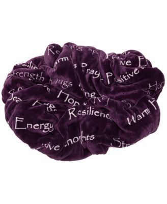 Premium Healing Warm Hugs Microfiber & Sherpa Gift Blanket, Twin