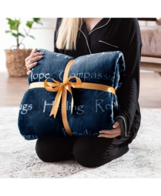 Premium Sympathy Warm Hugs Gift Comfort Blanket, Throw