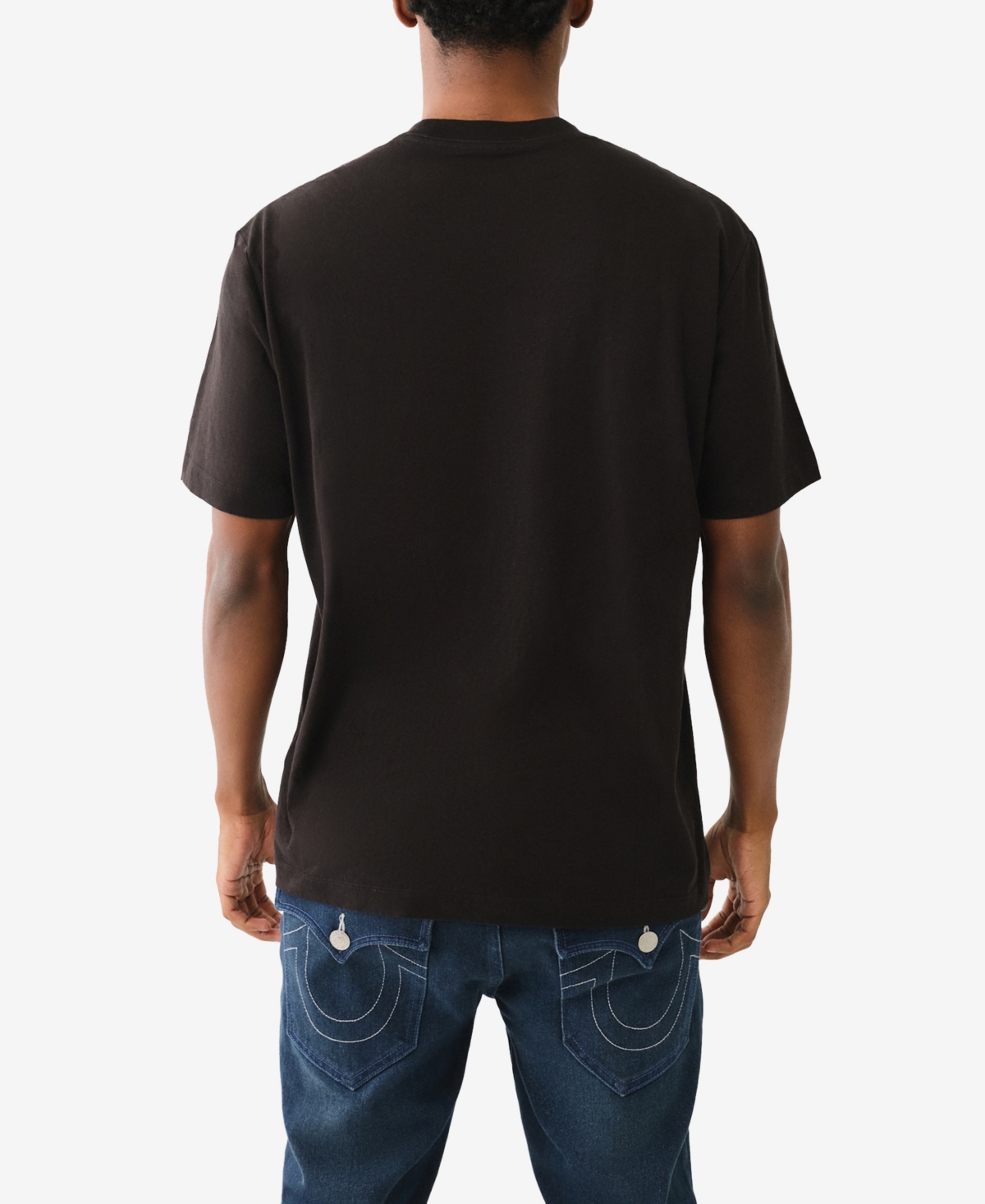 True Religion Men's Short Sleeve True Stitch Tee
