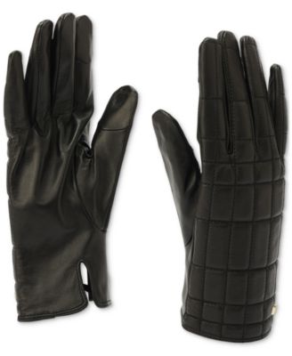 MICHAEL Women's Quilted Leather Tech Gloves
