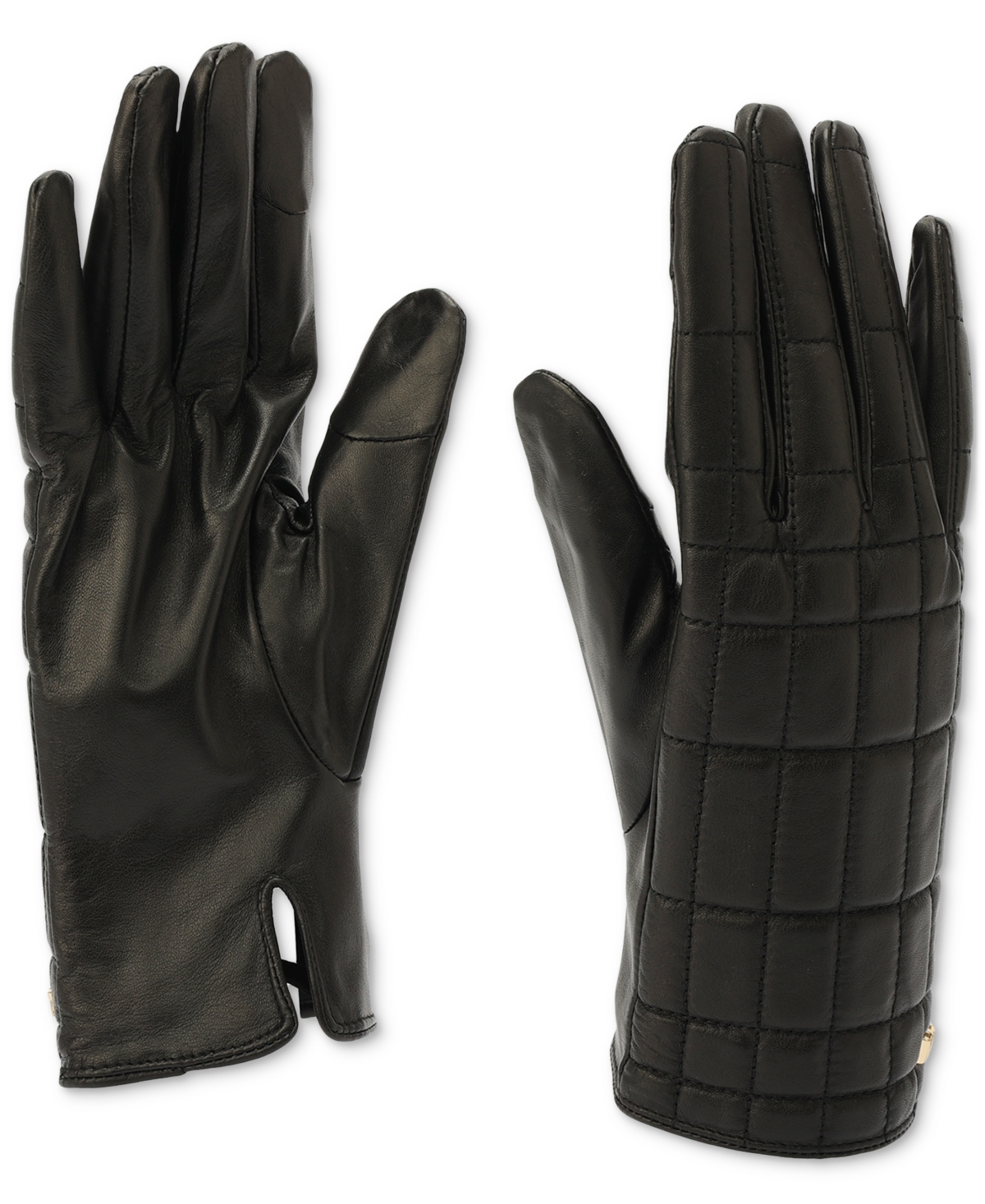 Michael Michael Kors Women's Quilted Leather Tech Gloves