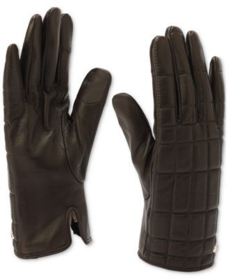 MICHAEL Women's Quilted Leather Tech Gloves