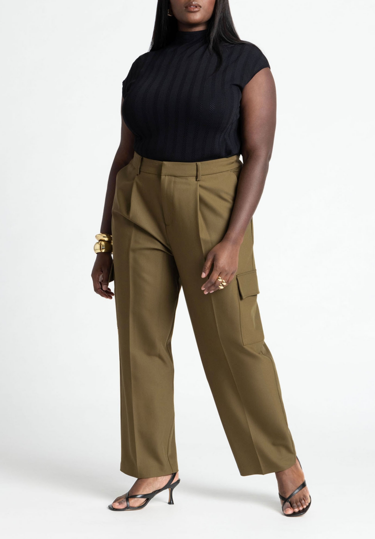 Eloquii Plus Size The Hudson Cargo Pant