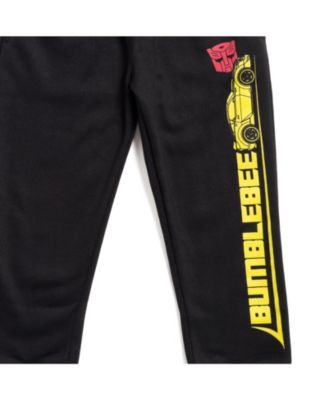 Toddler Boys Optimus Prime Bumblebee Fleece 2 Pack Pants to