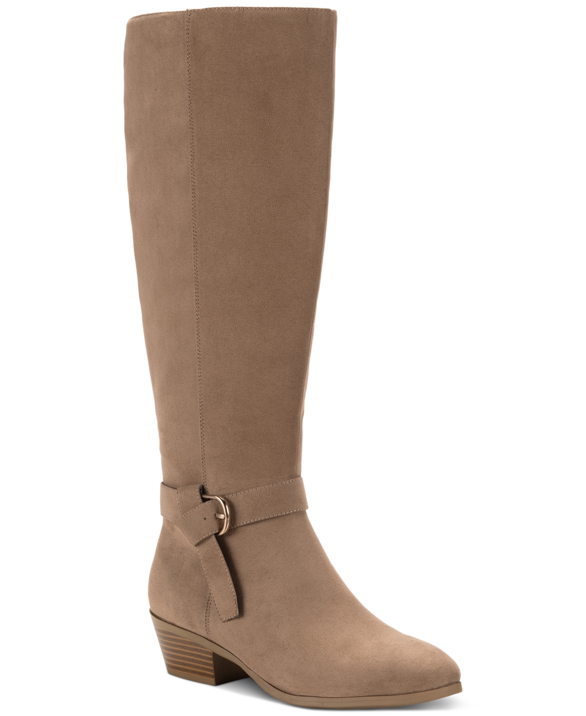 Women's Omahaa Western Belt Boots, Created for Macy's - Taupe Mc