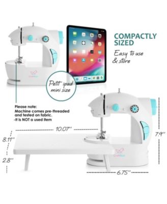 Mini Portable Sewing Machine & Complete Supplies Kit for Beginners and Kids - 48 Piece