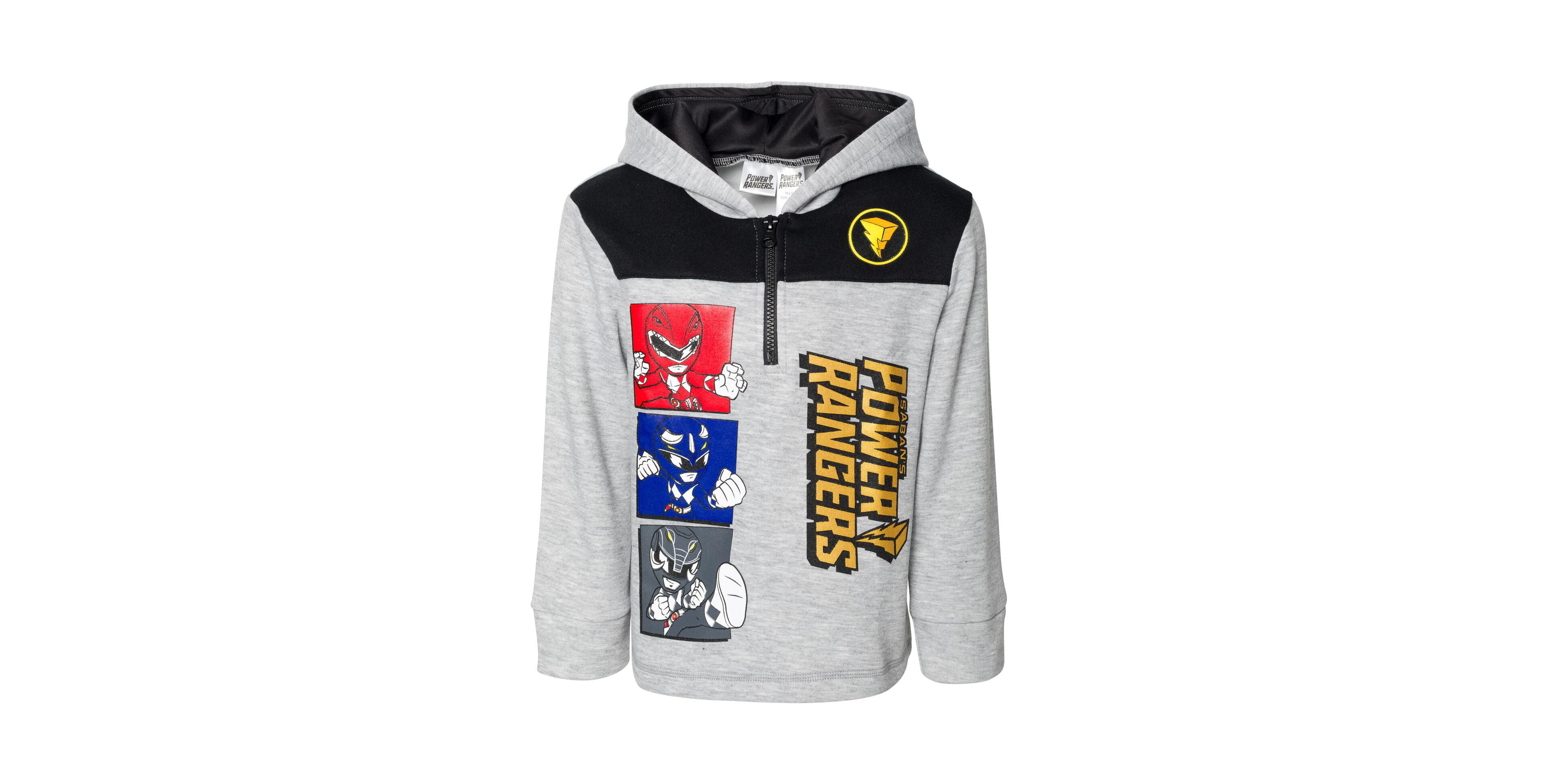 Power Rangers Toddler Boys Fleece Half Zip Pullover Hoodie