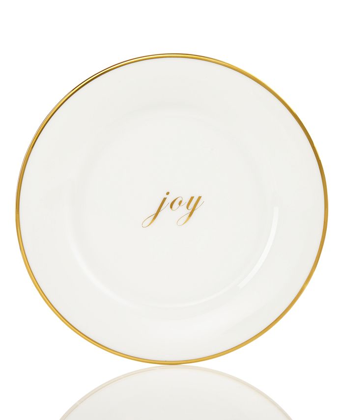 Charter Club Holiday Joy Plate, Created for Macy's Macy's