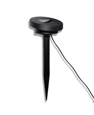 Set of 3 Plastic Small Solar Garden Lights with Cool White Illumination