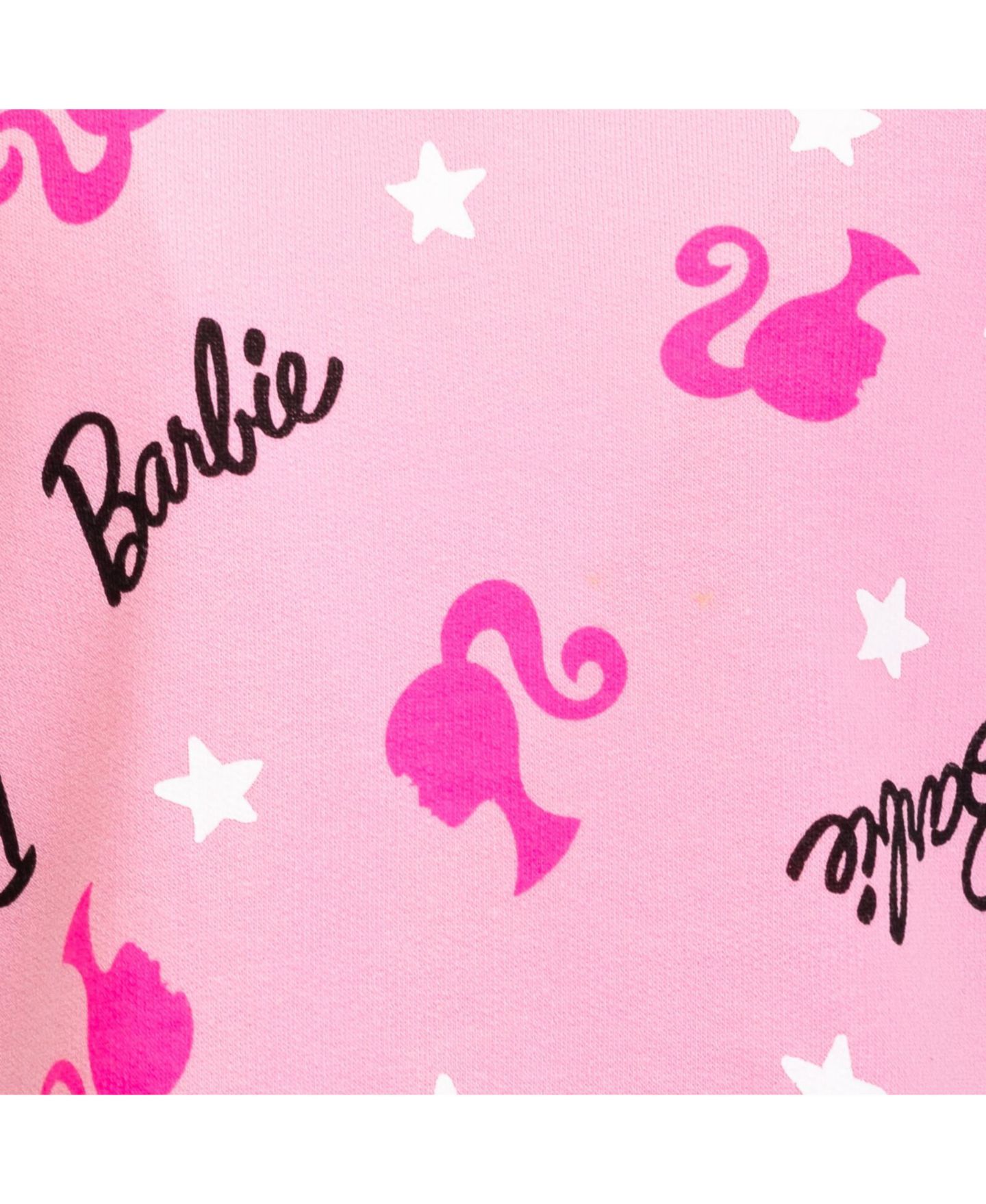 Платье Barbie French Terry Skater Dress для девочек, цвет: Розовый — фото 2