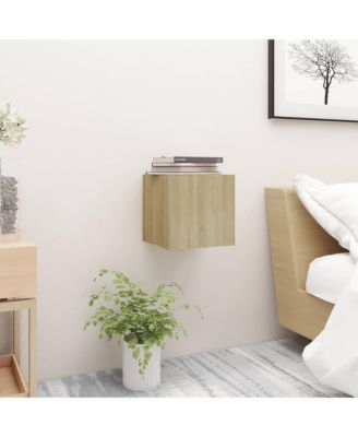 Bedside Cabinet Sonoma Oak 12"x11.8"x11.8" Engineered Wood