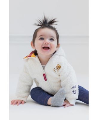 Baby Boys Hedwig Fleece Zip Up Costume Hoodie