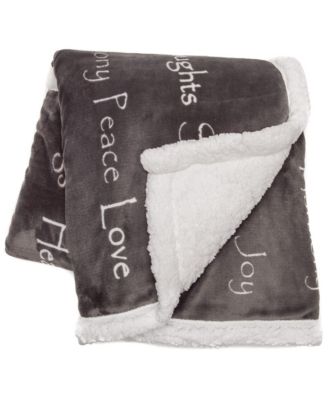 Sympathy Gift Throw Blanket Cozy Comfort for Healing, Support & Positive Energy. Perfect for Get Well, Chemo, Surgery & More.