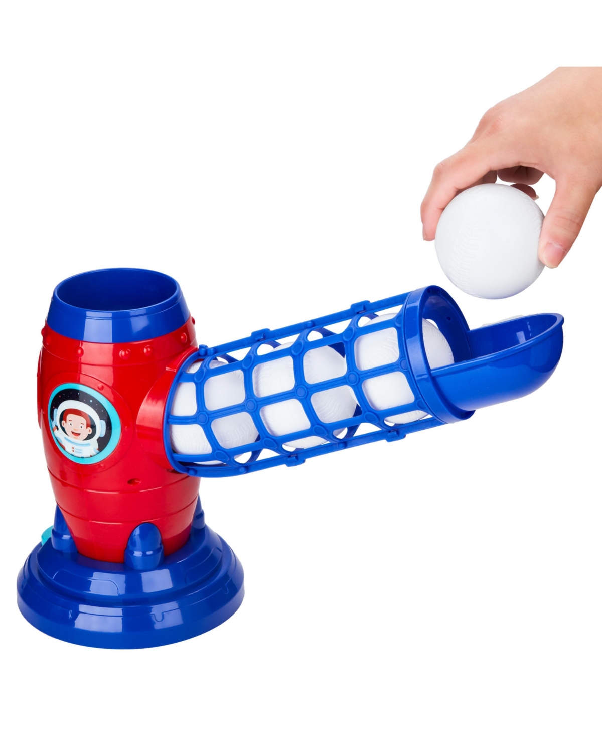 Contixo Kids Baseball Set - Automatic Launcher, 5 Balls, Backyard Fun, Boosts Batting Skills