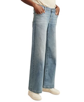 Lucky Brand Women's Mid-Rise Sweet Wide-Leg Jeans - Macy's