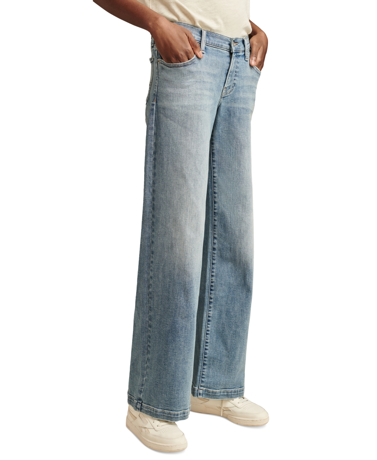 Lucky Brand Women's Mid-Rise Sweet Wide-Leg Jeans