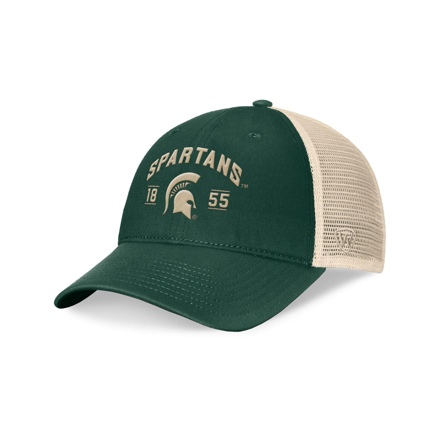 Men's Green Michigan State Spartans Heritage Waylon Trucker Adjustable Hat