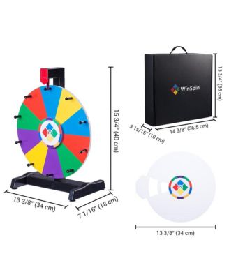 12" Spinning Wheel Math Game Kids Teaching Aid Elementary School Home