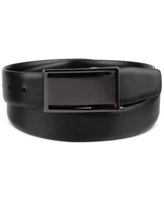 Men's Reversible Cut-Out Plaque Belt