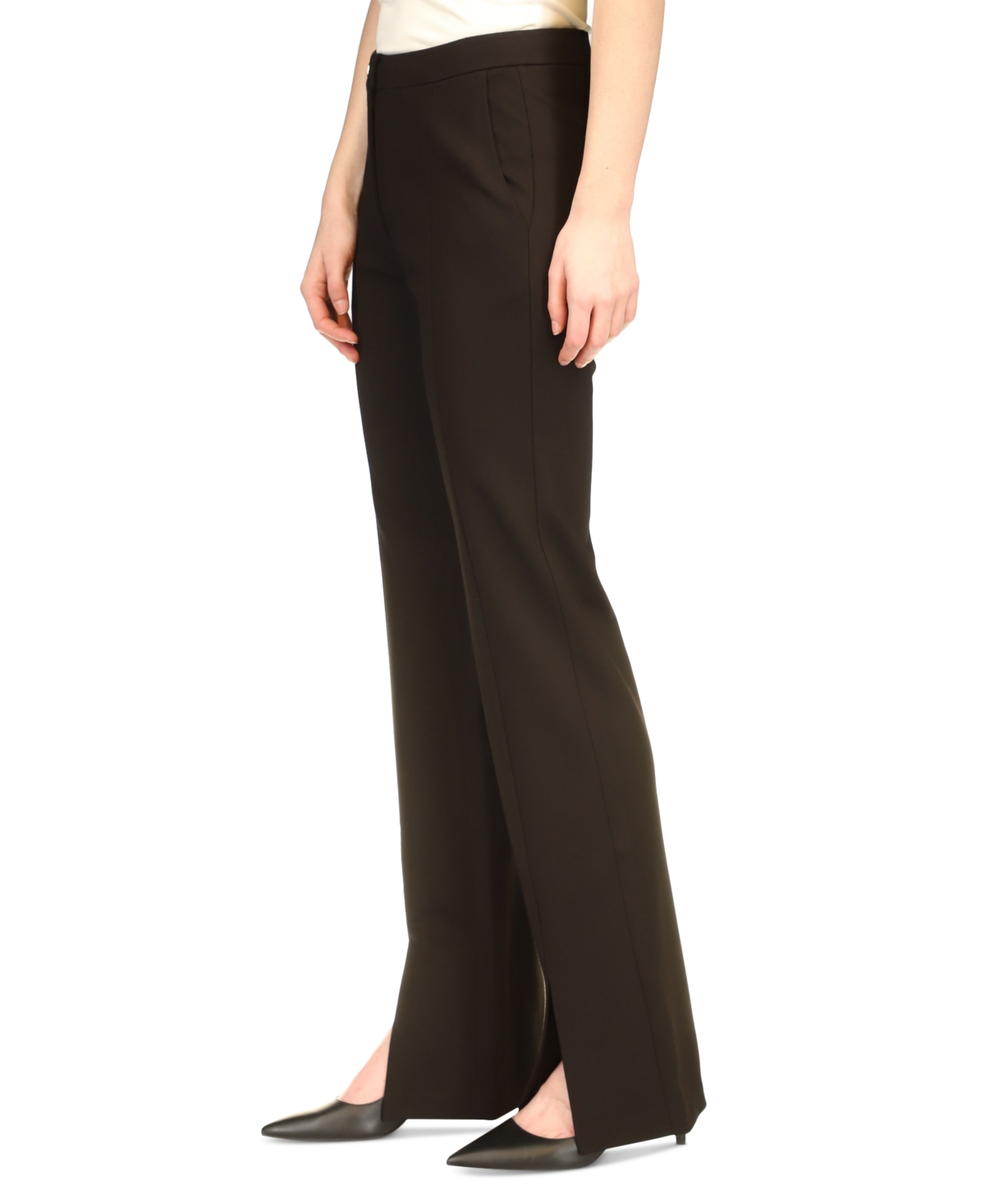 Michael Kors Women's High-Rise Split-Front Pants