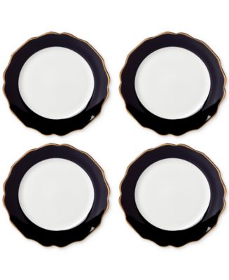 Lenox Contempo Luxe Black Dinner Plates, Set Of 4 - Macy's