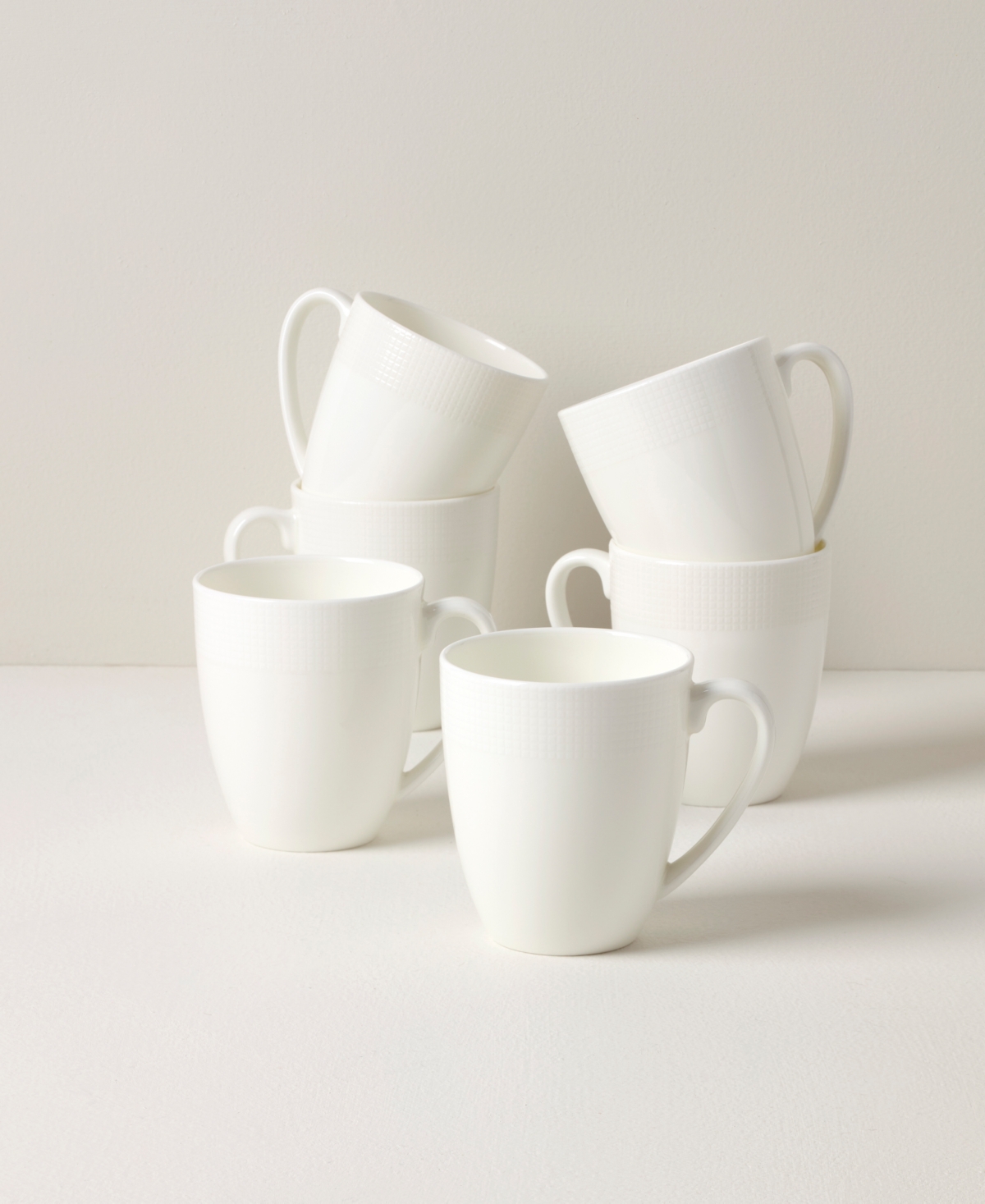 Lenox Tuscany Classics Mugs, Set Of 6 In White