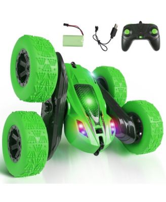 Remote Control Car Race Stunt Toy Double Sided 360° Rotating Rechargeable