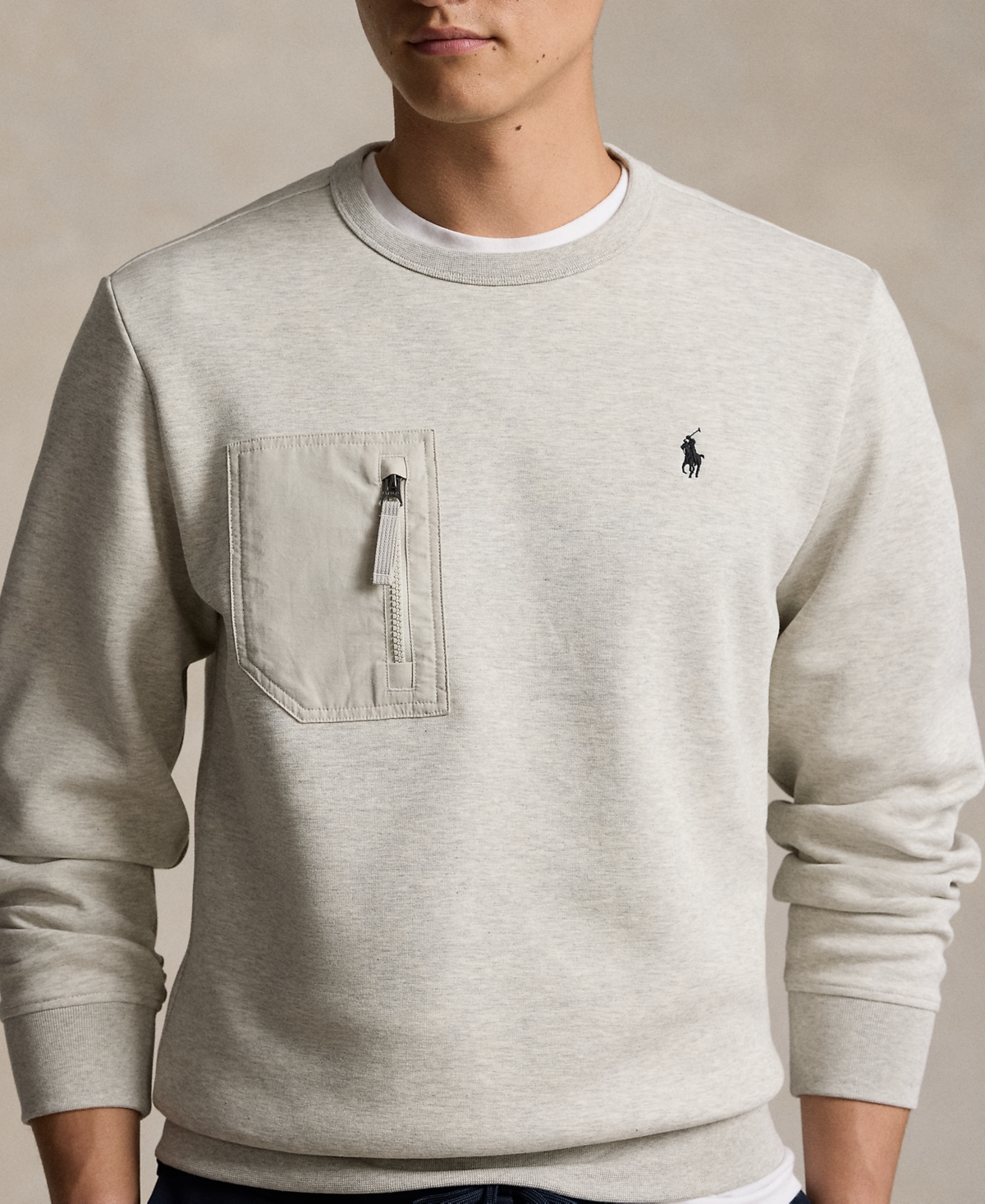 Polo Ralph Lauren Men's Double-Knit Pocket Sweatshirt