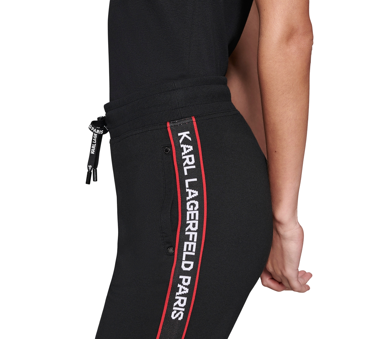 Karl Lagerfeld Paris Women's Logo-Tape Joggers