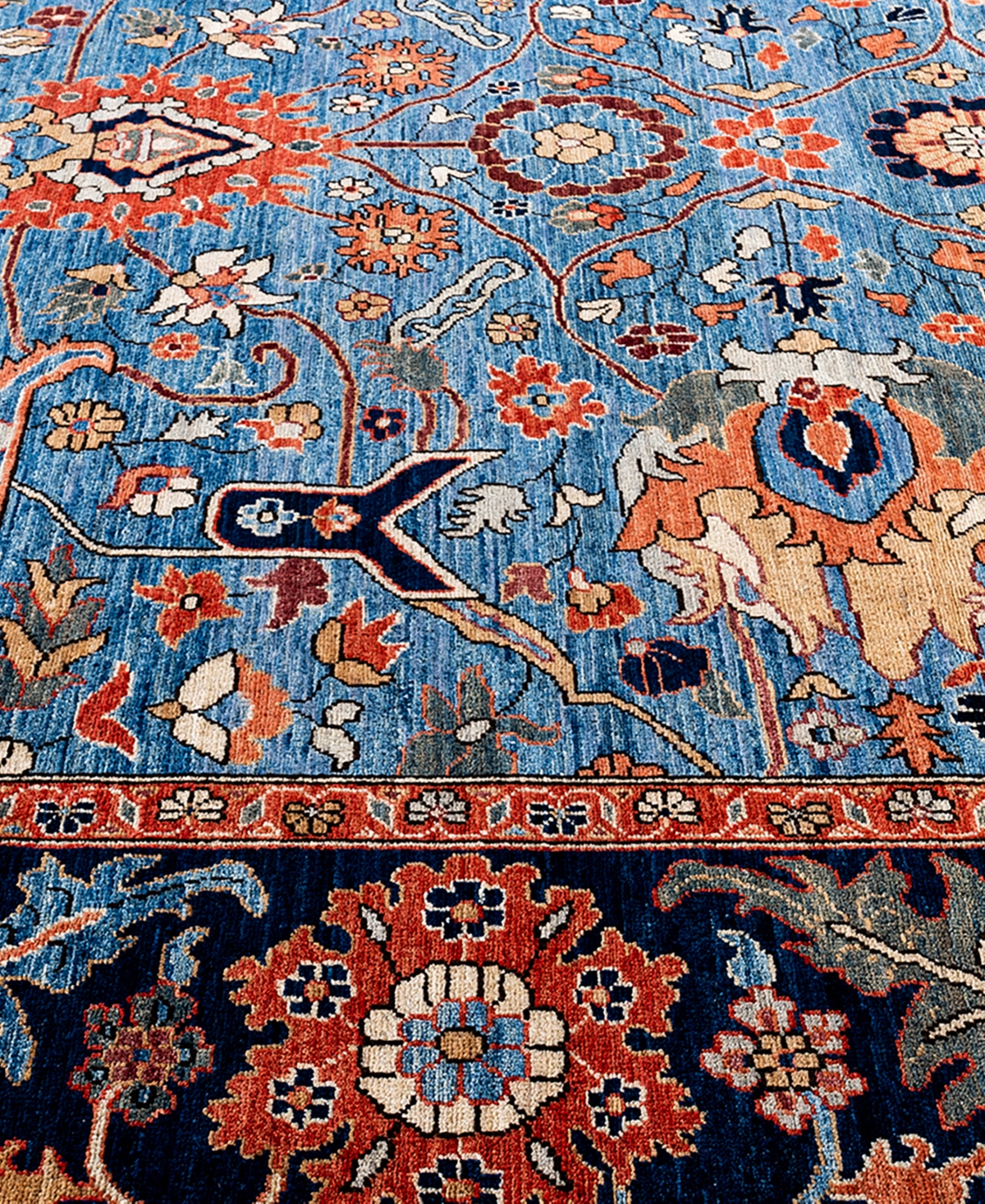 Adorn Hand Woven Rugs Serapi M1993 8'2"x10'4" Area Rug In Red