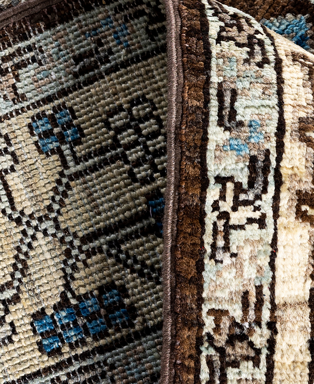 Adorn Hand Woven Rugs Serapi M1993 2'9"x9'9" Runner Area Rug In Brown