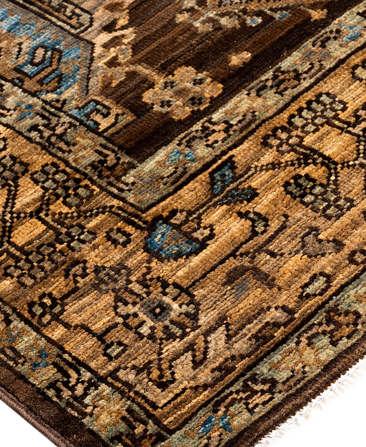 Adorn Hand Woven Rugs Serapi M1993 3'11"x6' Area Rug In Brown