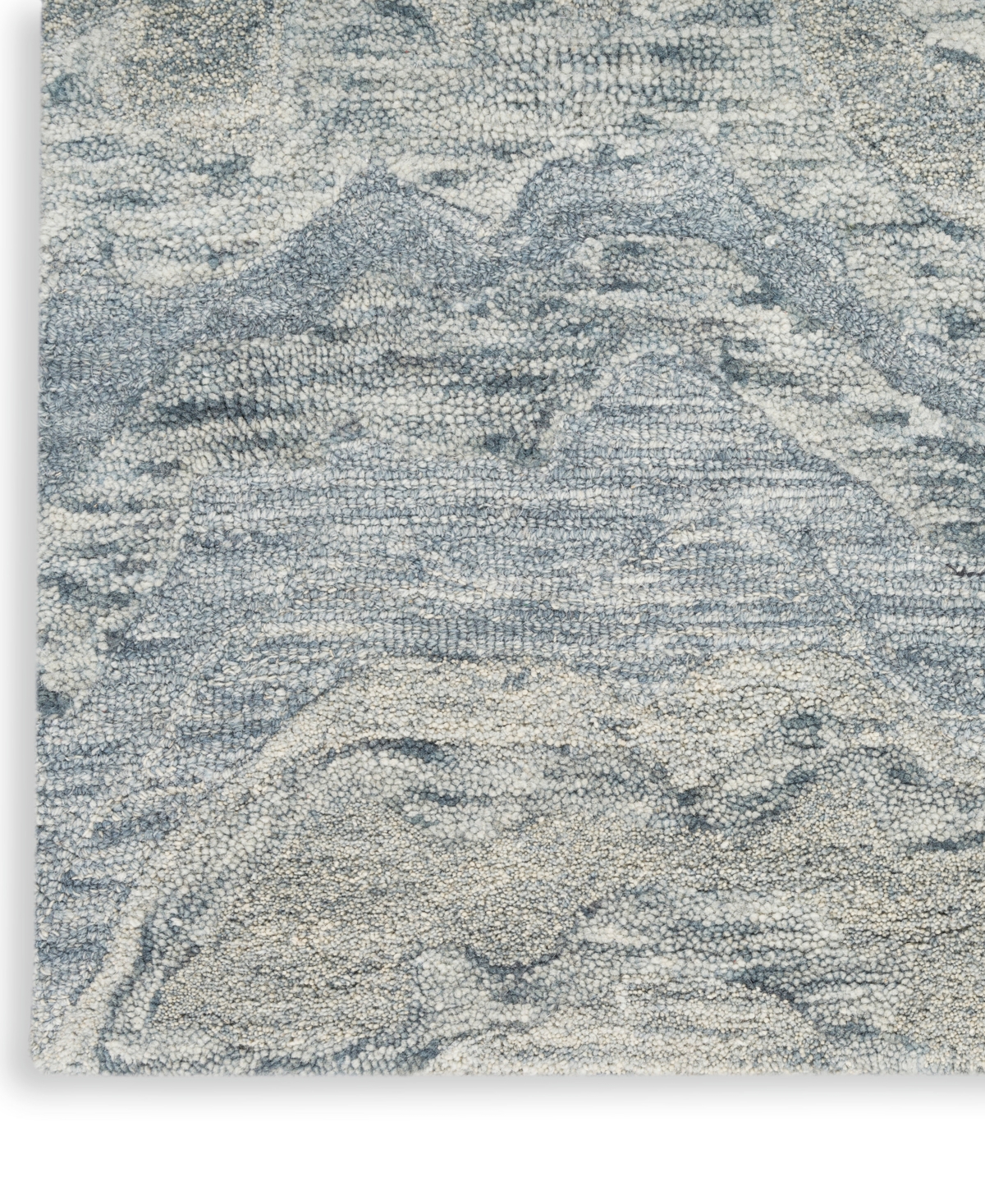 Nourison Home Graceful Gru01 3'9"x5'9" Area Rug In Blue
