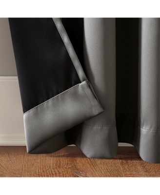 Oslo Theater Grade Extreme 100% Blackout Rod Pocket Curtain Panel