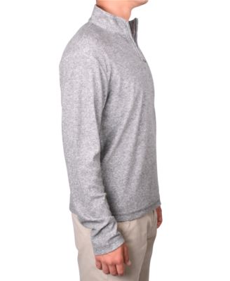 Men's Soft-Brushed Knit Quarter-Zip Sweater 
