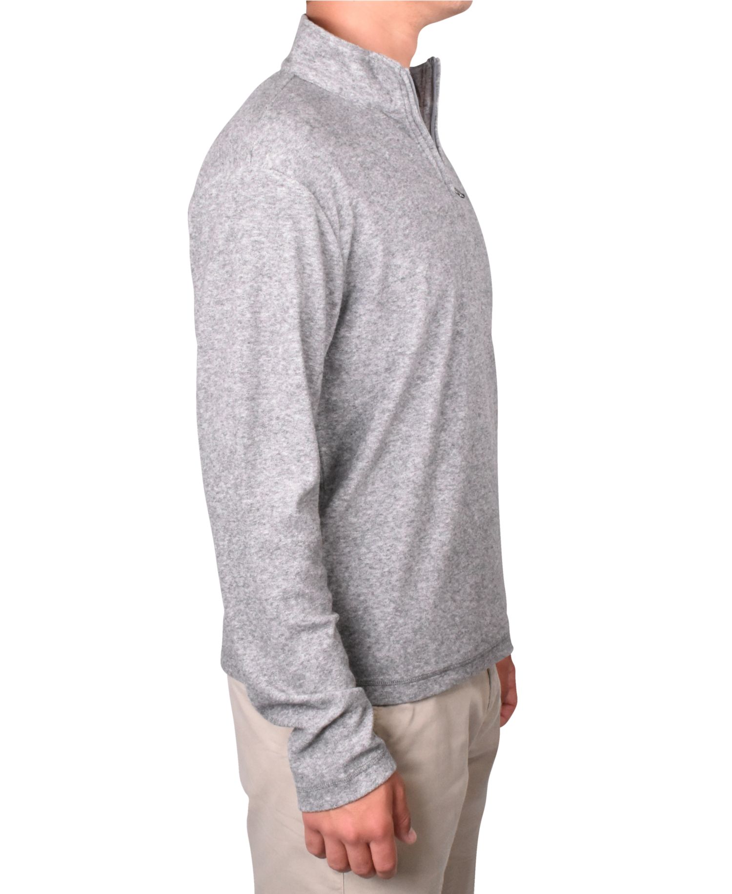 Men's Soft-Brushed Knit Quarter-Zip Sweater