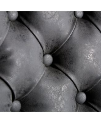  Retro-Style Adjustable Barstools with Tufted Backs